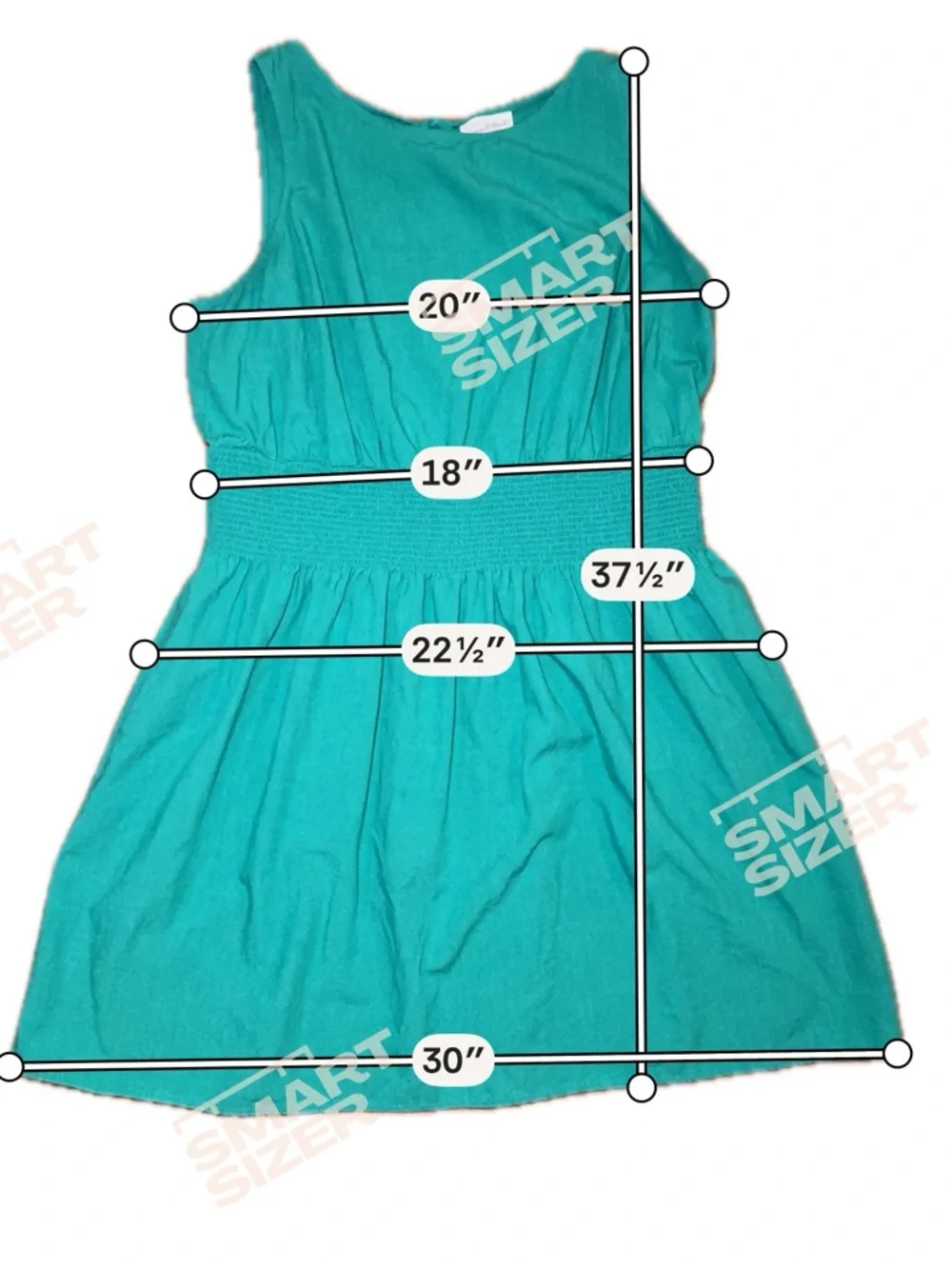 Universal Thread | Women’s Green Sleeveless Smocked Waist Mini Sundress Size XXL - Picture 6 of 10